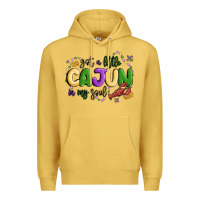 Antique Gold got a little cajun in my soul Premium Hoodie - MaliasSmallBusiness