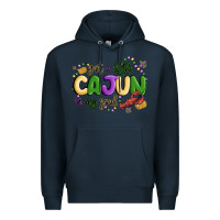 Navy got a little cajun in my soul Premium Hoodie - MaliasSmallBusiness