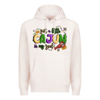 Pale Pink got a little cajun in my soul Premium Hoodie - MaliasSmallBusiness
