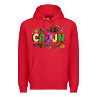 Red got a little cajun in my soul Premium Hoodie - MaliasSmallBusiness