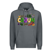 Rock got a little cajun in my soul Premium Hoodie - MaliasSmallBusiness