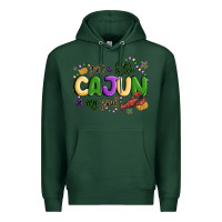 Sports Green got a little cajun in my soul Premium Hoodie - MaliasSmallBusiness