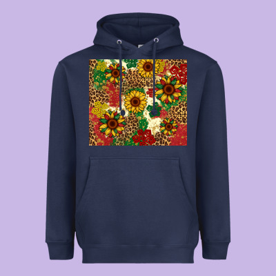Juneteenth Sunflowers Heavyweight Hoodie Designed By Artiststas