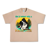 Burro life is better with a border collie Urban Heavy Tee - texasbilliewilder