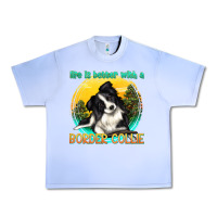 Life Is Better With A Border Collie Urban Heavy Tee | Teevron