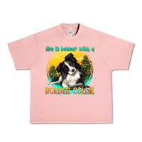 Salmon life is better with a border collie Urban Heavy Tee - texasbilliewilder