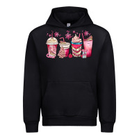 Black christmas debbie cake white coffee cups Urban Hoodie - MaliasSmallBusiness