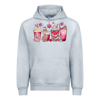 Heather Grey christmas debbie cake white coffee cups Urban Hoodie - MaliasSmallBusiness
