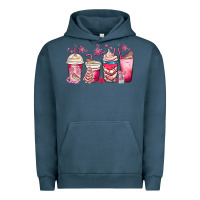 Pigment Midnight Navy christmas debbie cake white coffee cups Urban Hoodie - MaliasSmallBusiness