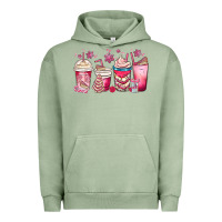 Pigment Oil Green christmas debbie cake white coffee cups Urban Hoodie - MaliasSmallBusiness