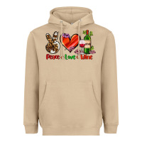 Mushroom peace love wine Heavyweight Hoodie - AdoDesignShop