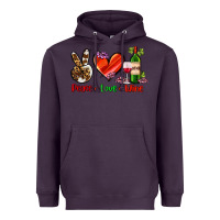 Plum peace love wine Heavyweight Hoodie - AdoDesignShop