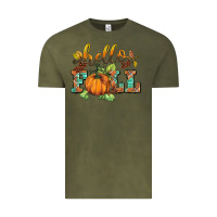 Vintage Olive hello fall pumpkin Vintage Tee - BarkalooDesign