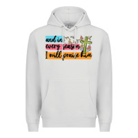 Dove Grey and in every season i will praise him Premium Hoodie - MaliasSmallBusiness