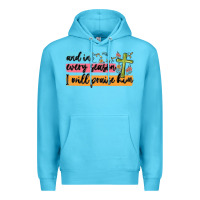 Ocean Blue and in every season i will praise him Premium Hoodie - MaliasSmallBusiness