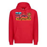 Red and in every season i will praise him Premium Hoodie - MaliasSmallBusiness