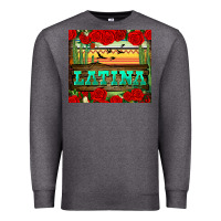 Charcoal Heather latina tumbler Premium Sweatshirt - BundleAndBundleShop