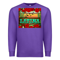 Purple latina tumbler Premium Sweatshirt - BundleAndBundleShop