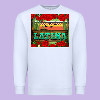 Latina Tumbler Premium Sweatshirt Designed By Bundleandbundleshop