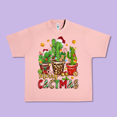 Urban Heavy Tee christmas cactus merry cactmas
