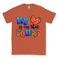 Copper my heart is on that court basketball Classic Tee - Zillion Design Studio