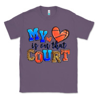 Lavender my heart is on that court basketball Classic Tee - Zillion Design Studio