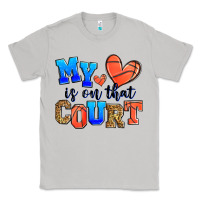 Moon Dust my heart is on that court basketball Classic Tee - Zillion Design Studio
