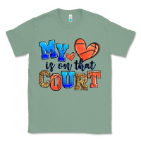 Sage my heart is on that court basketball Classic Tee - Zillion Design Studio