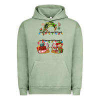Pigment Oil Green customize christmas elf Urban Hoodie - MaliasSmallBusiness