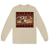 Mushroom hohoho christmas cows Long Sleeve Tee - RanaPortraitStore