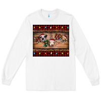 White hohoho christmas cows Long Sleeve Tee - RanaPortraitStore
