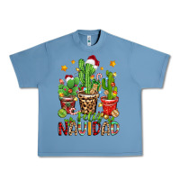 Pebble Blue christmas cactus feliz navidad Urban Heavy Tee - Zillion Design Studio