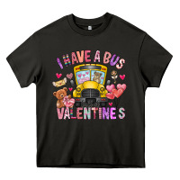Asphalt i have a bus full of valentines Heavy Core Tee - CowhideDigitalArt