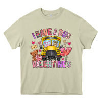 Mossy i have a bus full of valentines Heavy Core Tee - CowhideDigitalArt