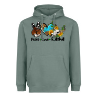 Sage peace love  bullskull Heavyweight Hoodie - AdoDesignShop