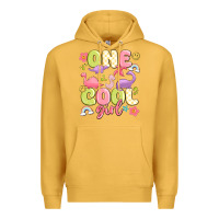 Mustard one cool girl Premium Hoodie - MaliasSmallBusiness