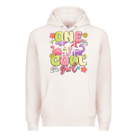 Pale Pink one cool girl Premium Hoodie - MaliasSmallBusiness