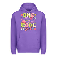 Purple one cool girl Premium Hoodie - MaliasSmallBusiness