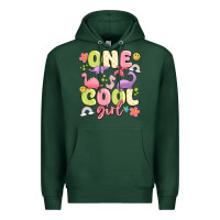 Sports Green one cool girl Premium Hoodie - MaliasSmallBusiness