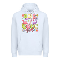 White one cool girl Premium Hoodie - MaliasSmallBusiness