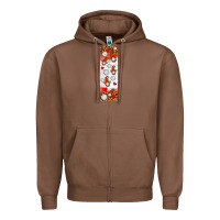 Chestnut volleyball penwraps Zipper Hoodie - HRA Design Shop