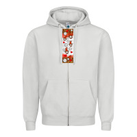 Dove Grey volleyball penwraps Zipper Hoodie - HRA Design Shop