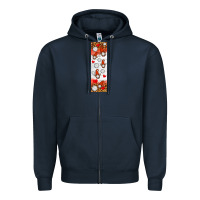 Navy volleyball penwraps Zipper Hoodie - HRA Design Shop