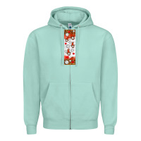 Seafoam volleyball penwraps Zipper Hoodie - HRA Design Shop
