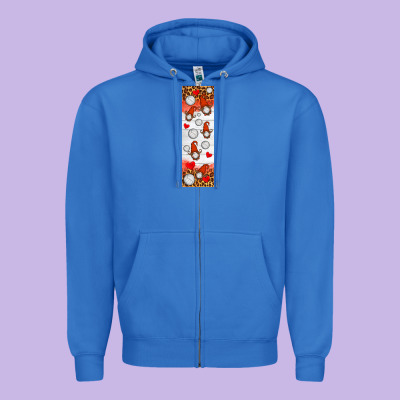 Volleyball Penwraps Zipper Hoodie Designed By Hra Design Shop