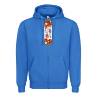 True Royal volleyball penwraps Zipper Hoodie - HRA Design Shop