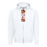 White volleyball penwraps Zipper Hoodie - HRA Design Shop