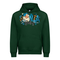 Forest Green Santa Baby Christmas Urban Hoodie - MaliasSmallBusiness