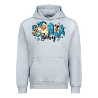 Heather Grey Santa Baby Christmas Urban Hoodie - MaliasSmallBusiness