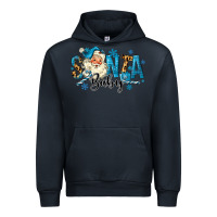 Navy Santa Baby Christmas Urban Hoodie - MaliasSmallBusiness